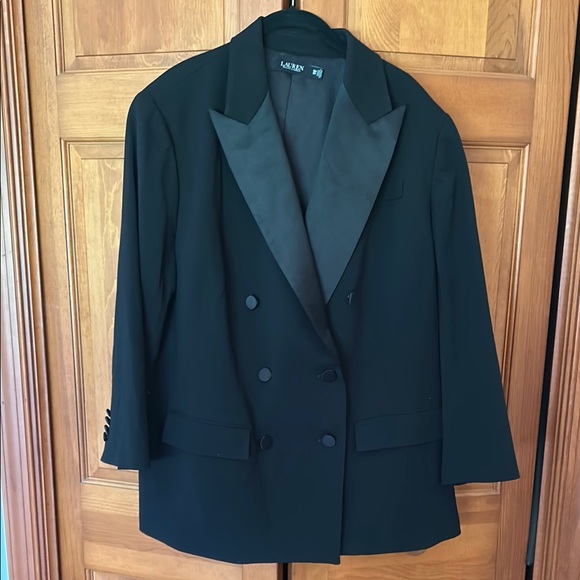 Lauren Black Double-Breasted Blazer - Picture 1 of 1